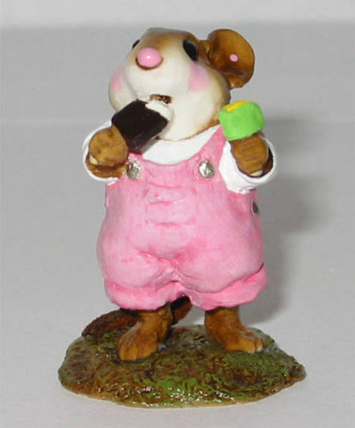 Wee forest folk テディーベア、ローリーポーリ Wee Forest Folk Handmade Miniatures