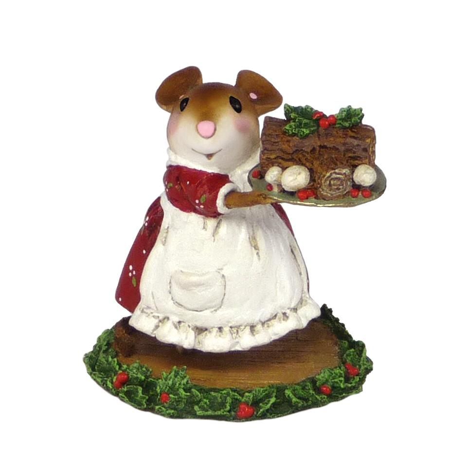 Christmas Yule Log Mouse