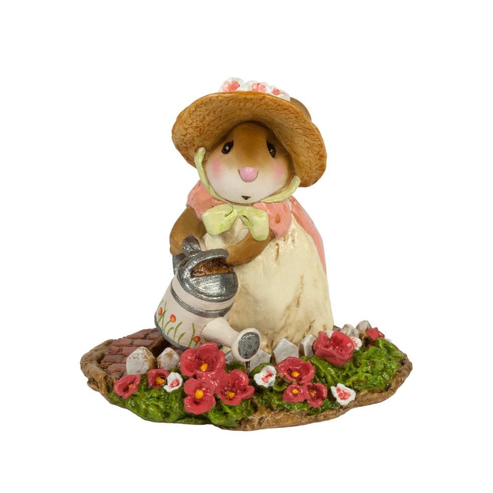 Mouse Watering Flowers