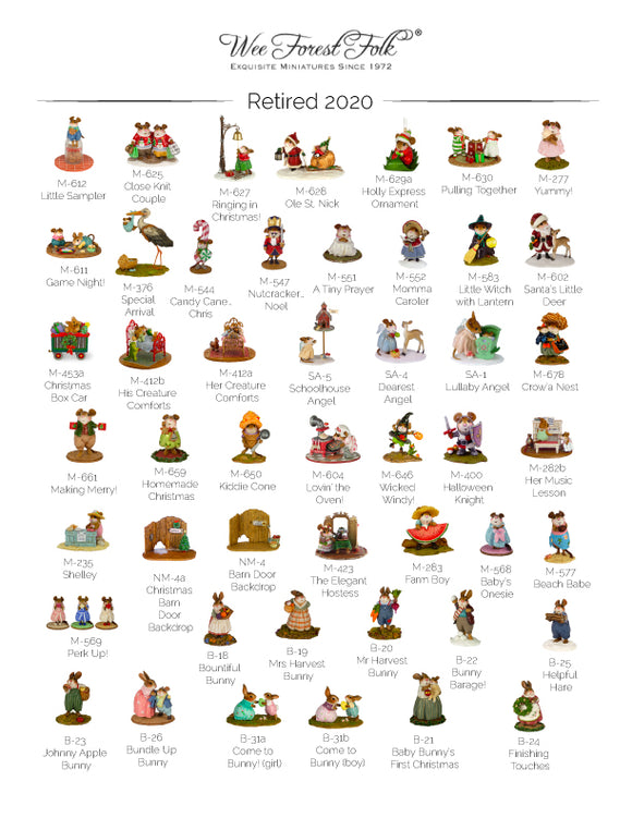 2020 Retirement List