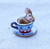 Highly Embellished Fourth of July Teacup Bunnies