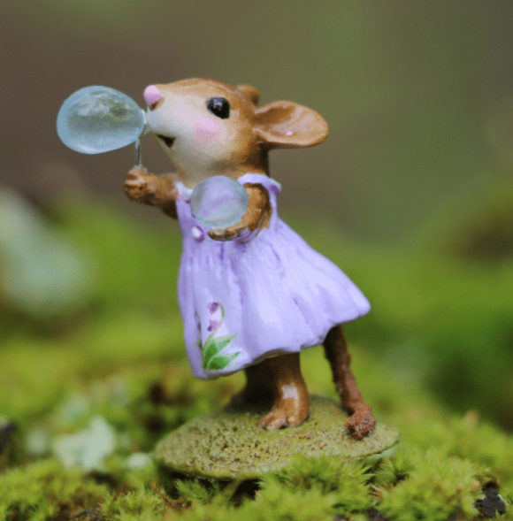 Poppy's Bubbles, Mouse Miniature