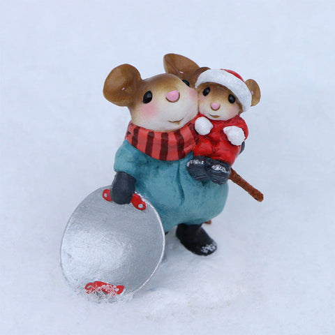 Saucer Sliders, Sledding