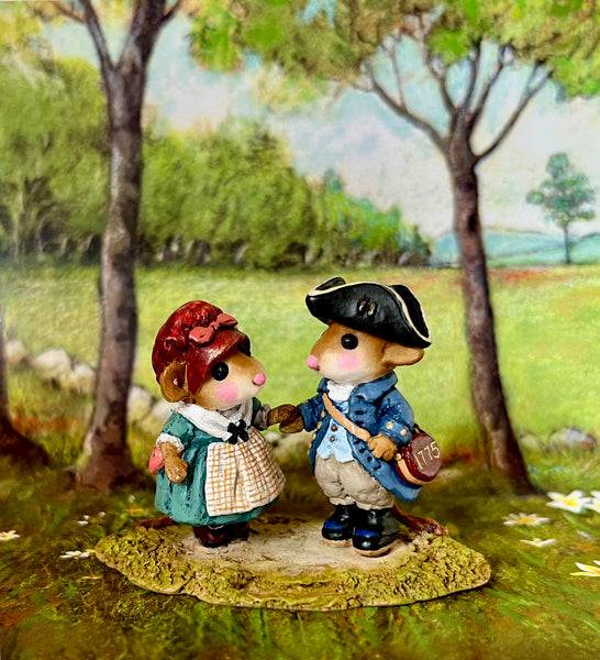 Mice Tagged Colonial Wee Forest Folk Mice tagged colonial wee forest folk