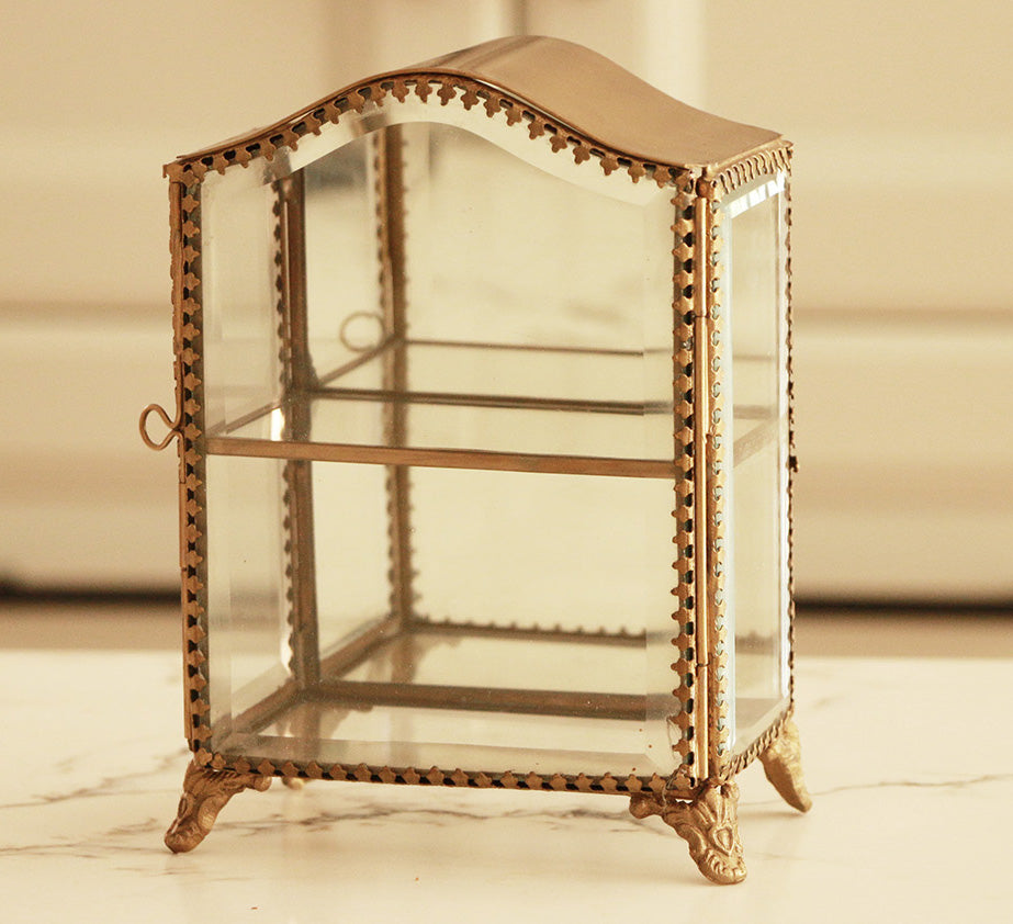 Brushed Gold Display Case