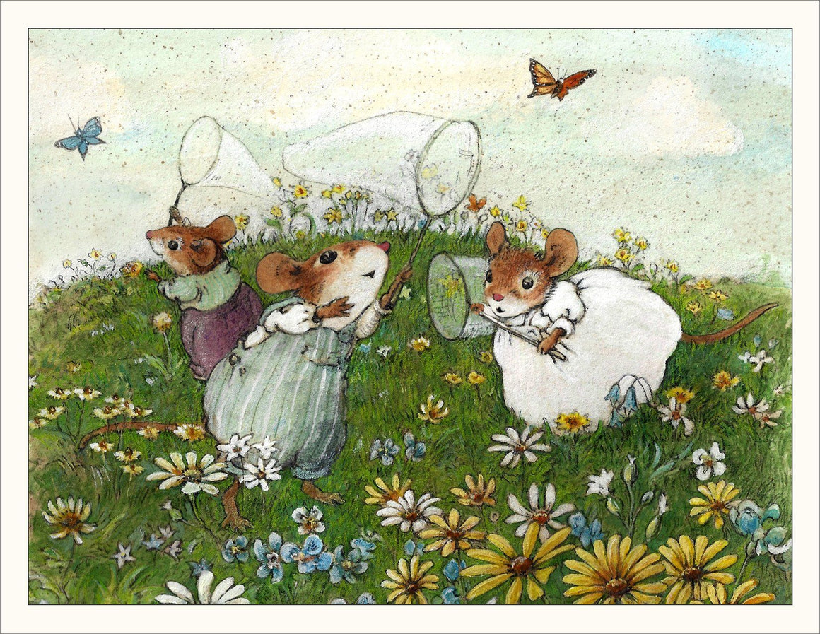 Mice Chasing Butterflies