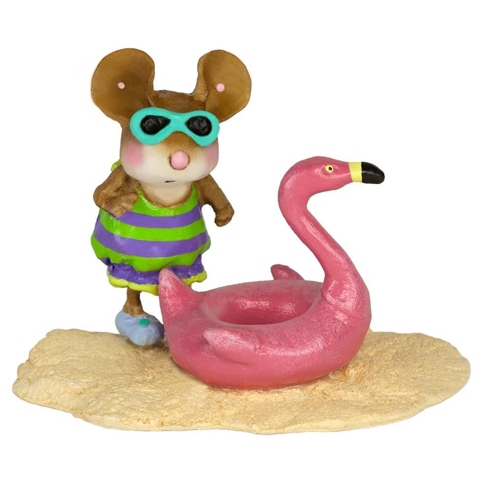 Flamingo Floatie Figurine