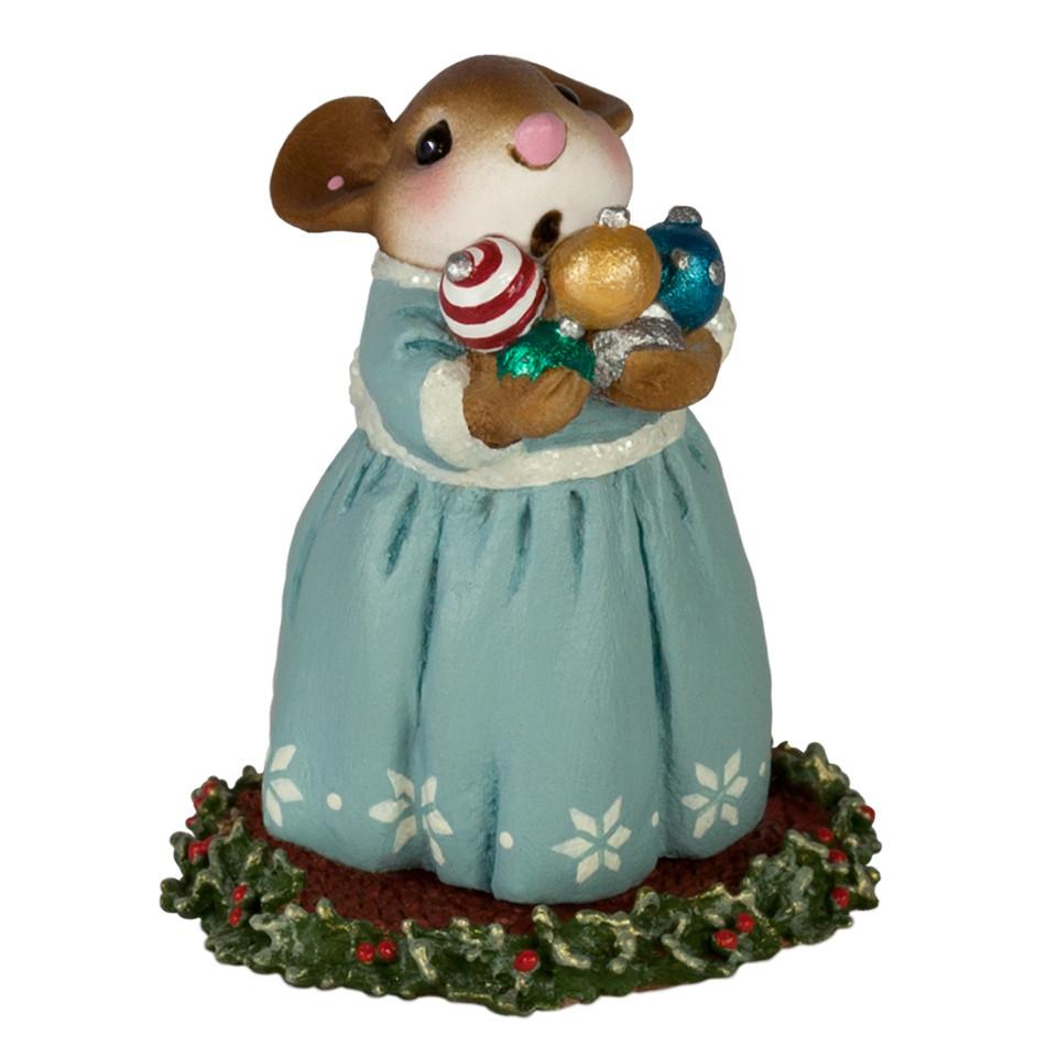 Mouse Carrying Christmas Ornaments