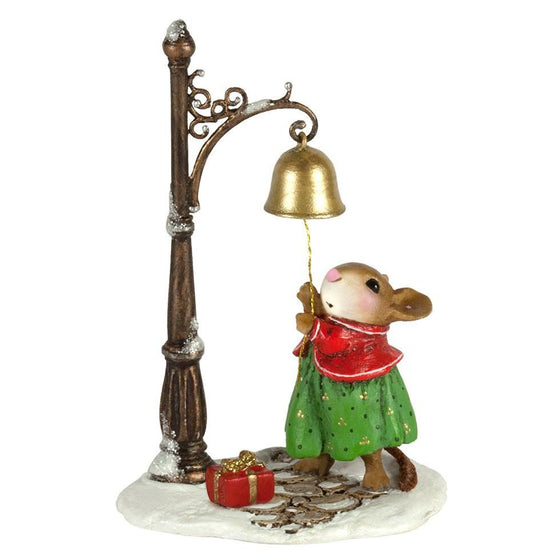 Mouse Ringing Christmas Bell