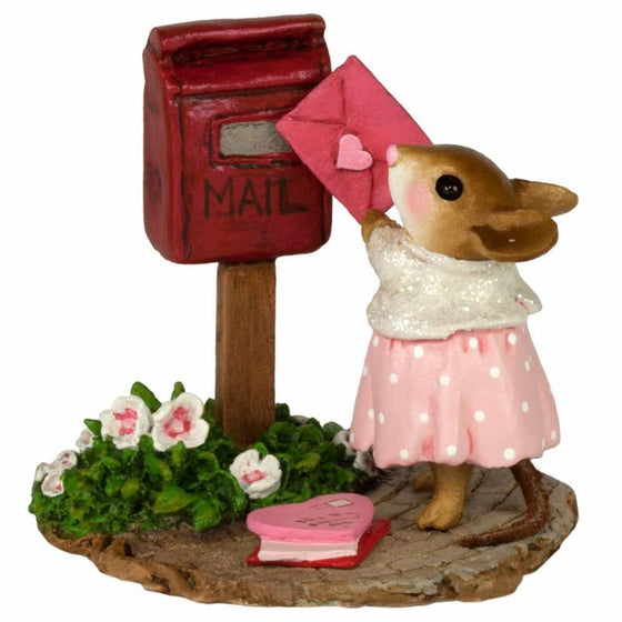 Mouse Sending a Valentines Day Letter