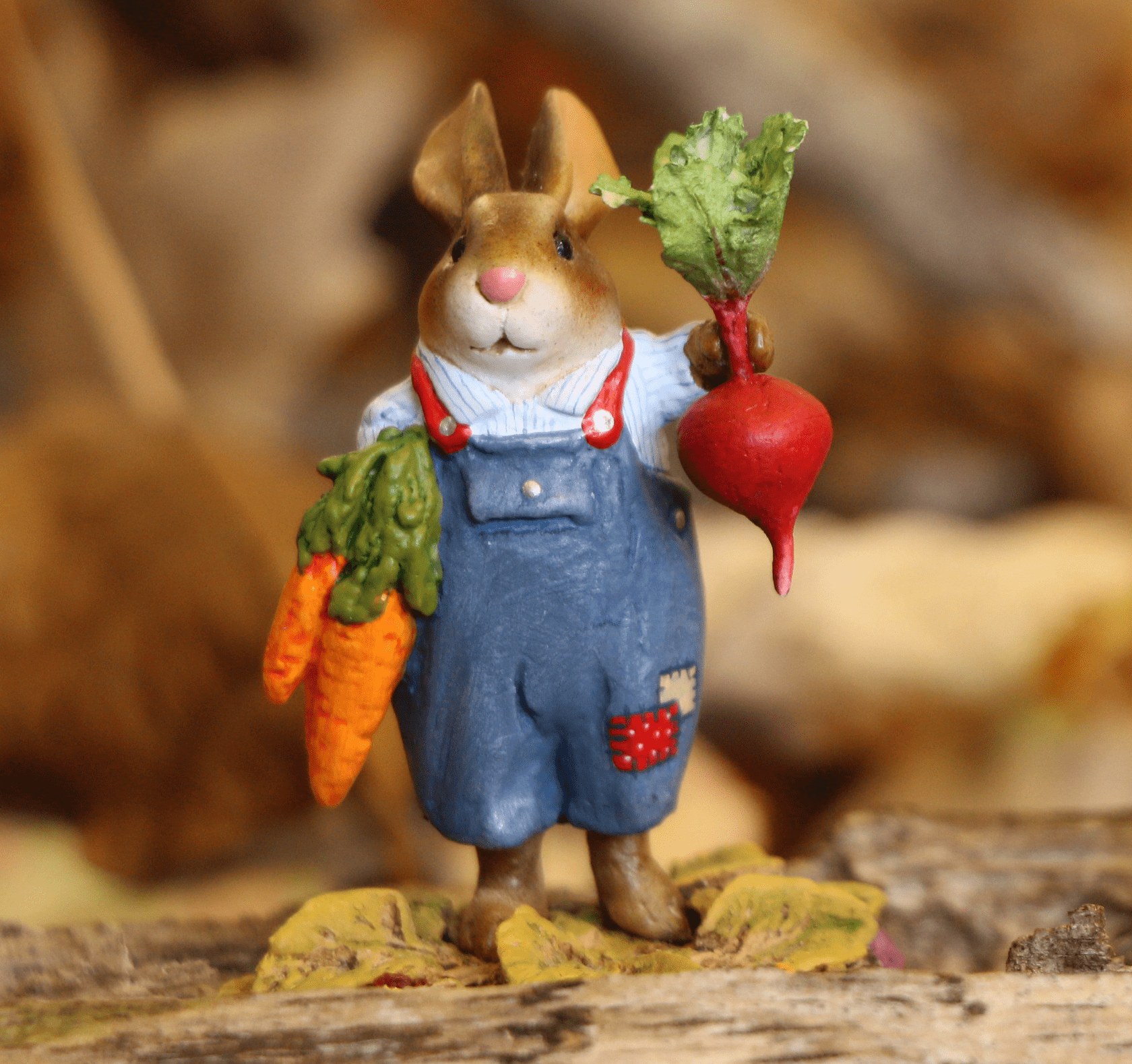 Mr. Harvest Bunny - Wee Forest Folk Mr. Harvest Bunny - Wee Forest Folk